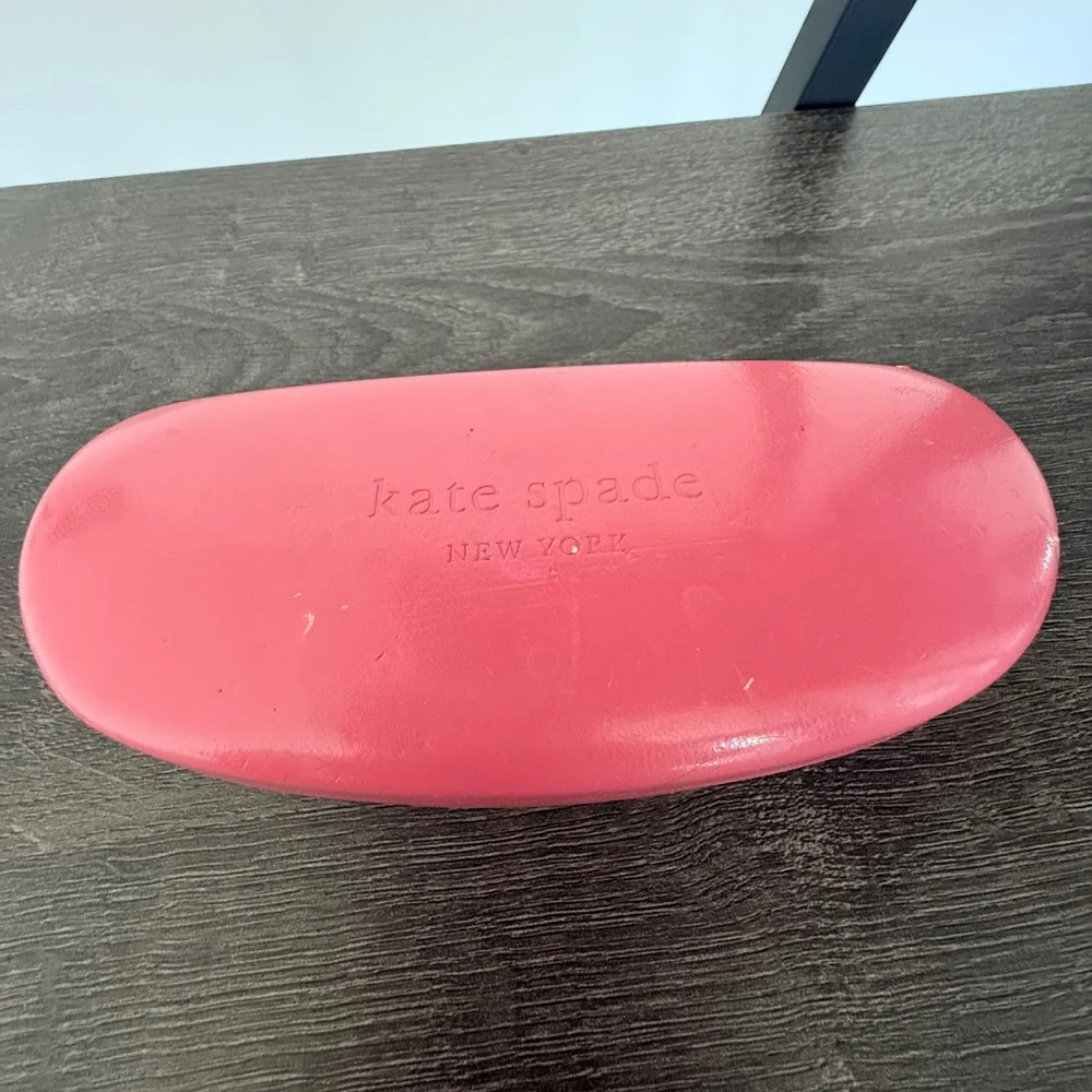 Kate Spade Florence JOJDH Black Eyeglass Frames w Pink Case